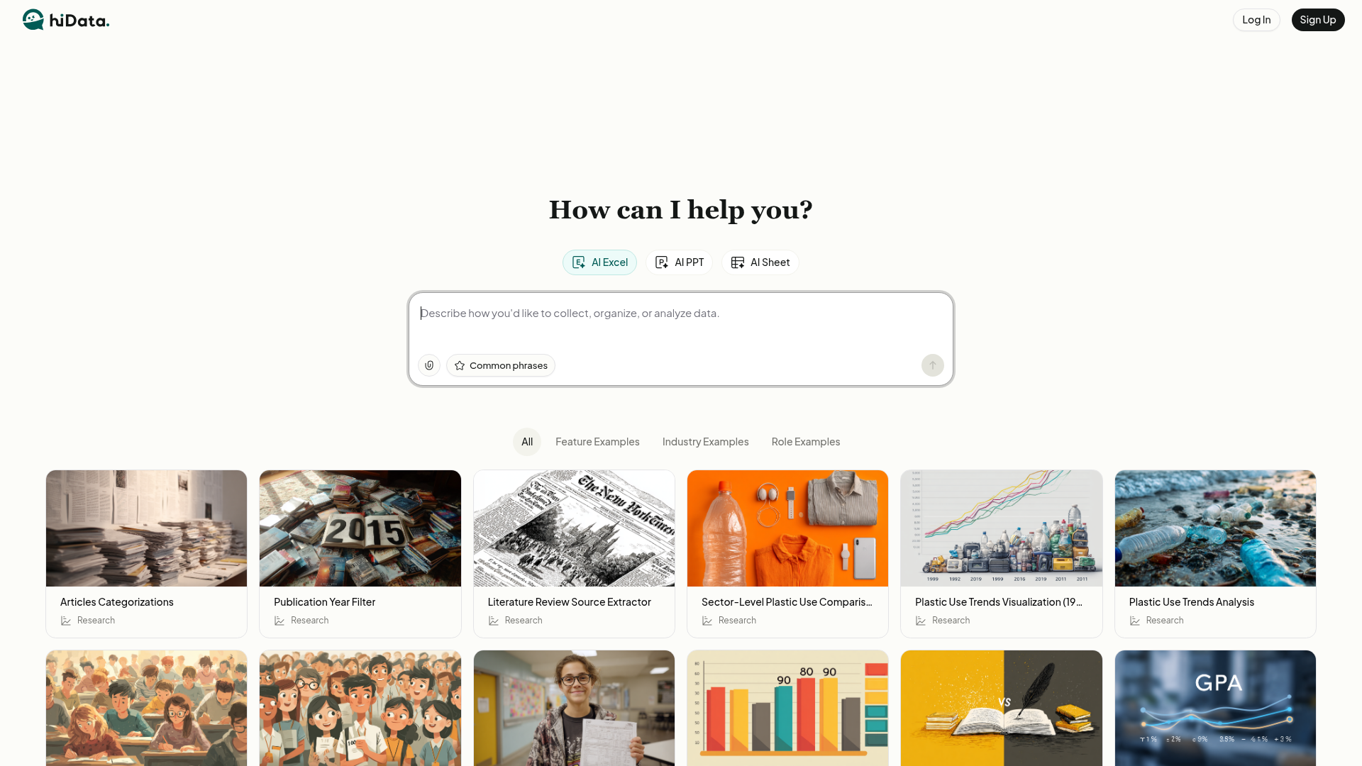 Logo HiData, ferramenta de IA para produtividade