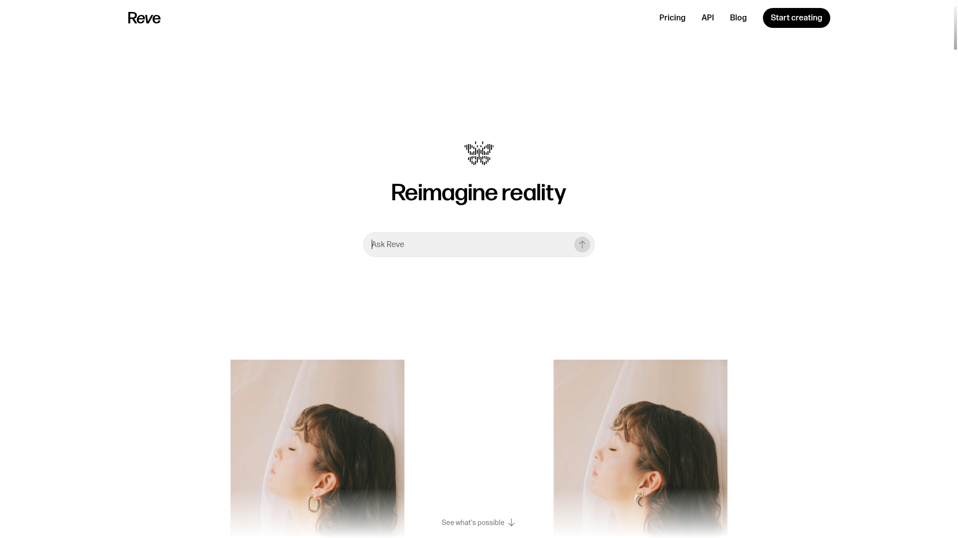 Logo Reve, ferramenta de IA para produtividade