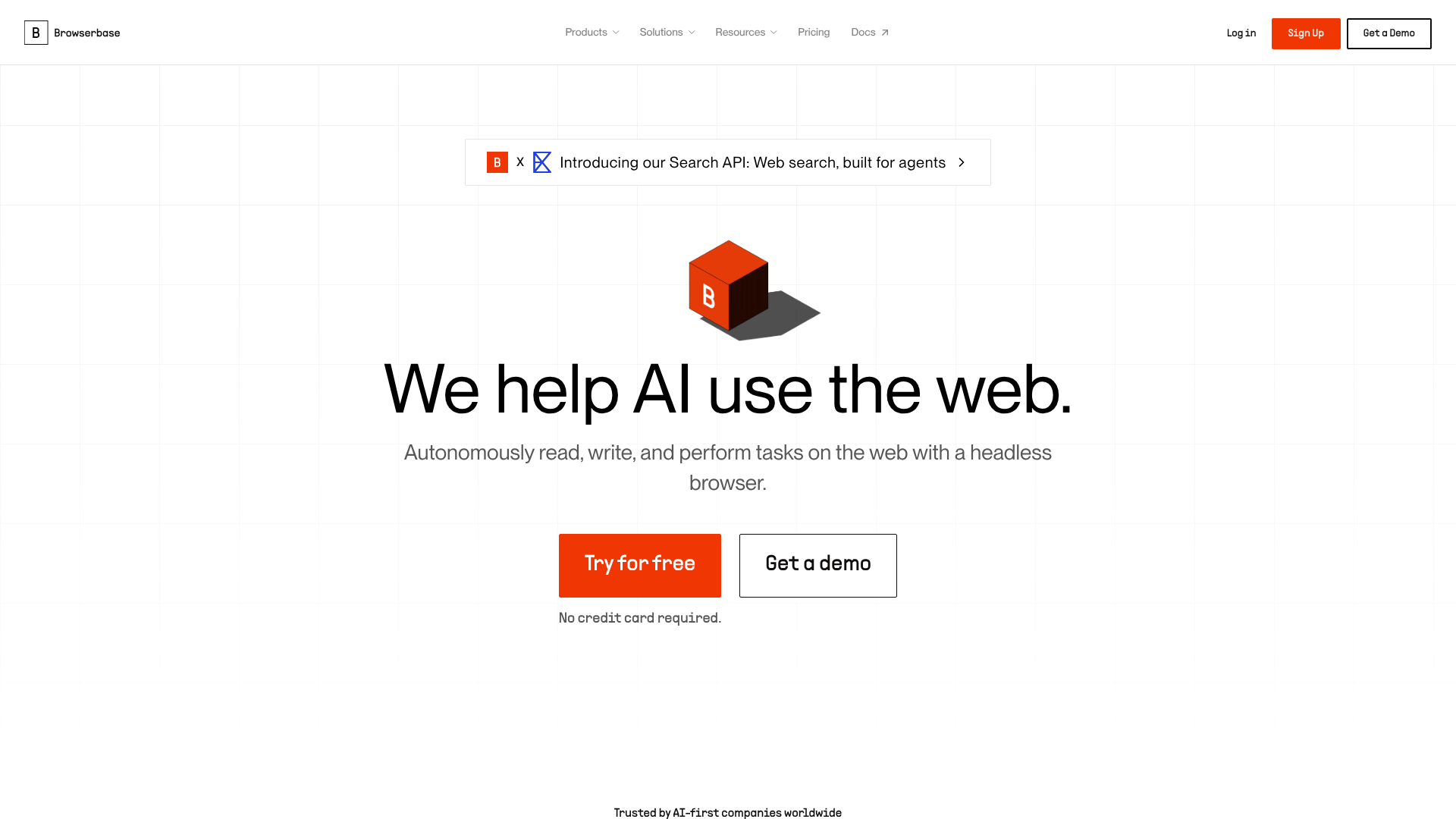 Logo Browserbase, ferramenta de IA para produtividade