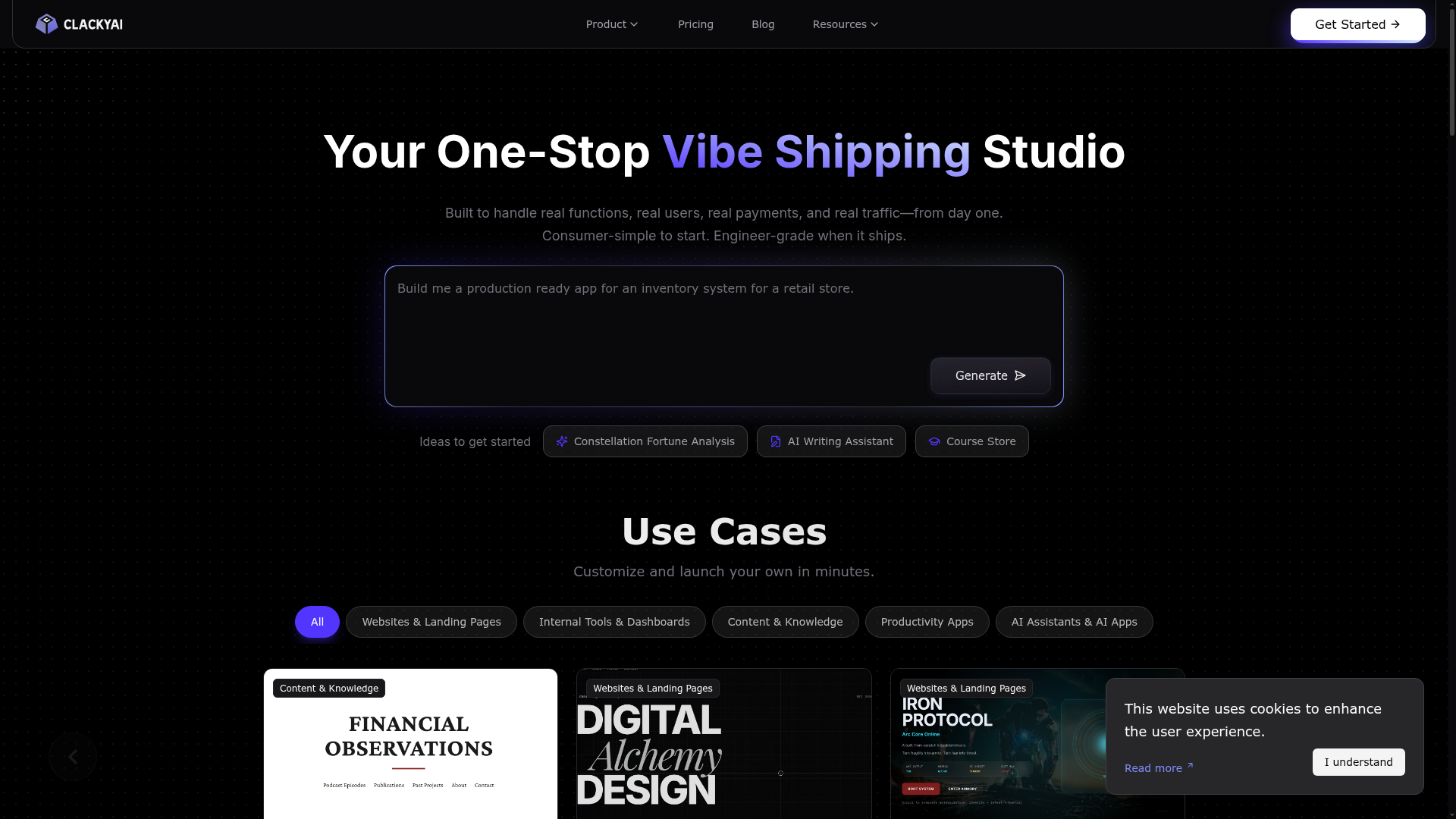 Logo Clacky, ferramenta de IA para produtividade