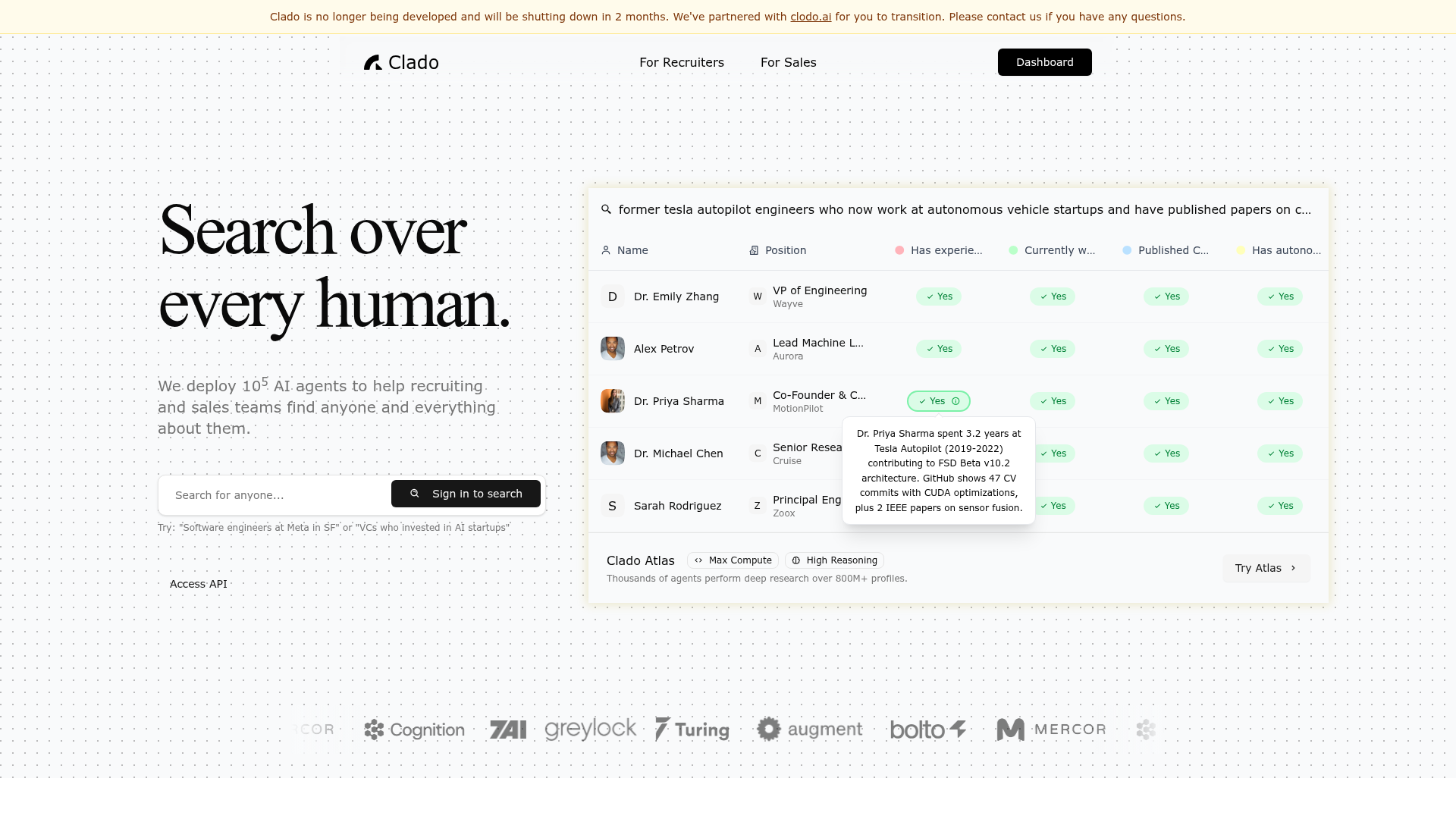 Logo Clado, ferramenta de IA para produtividade