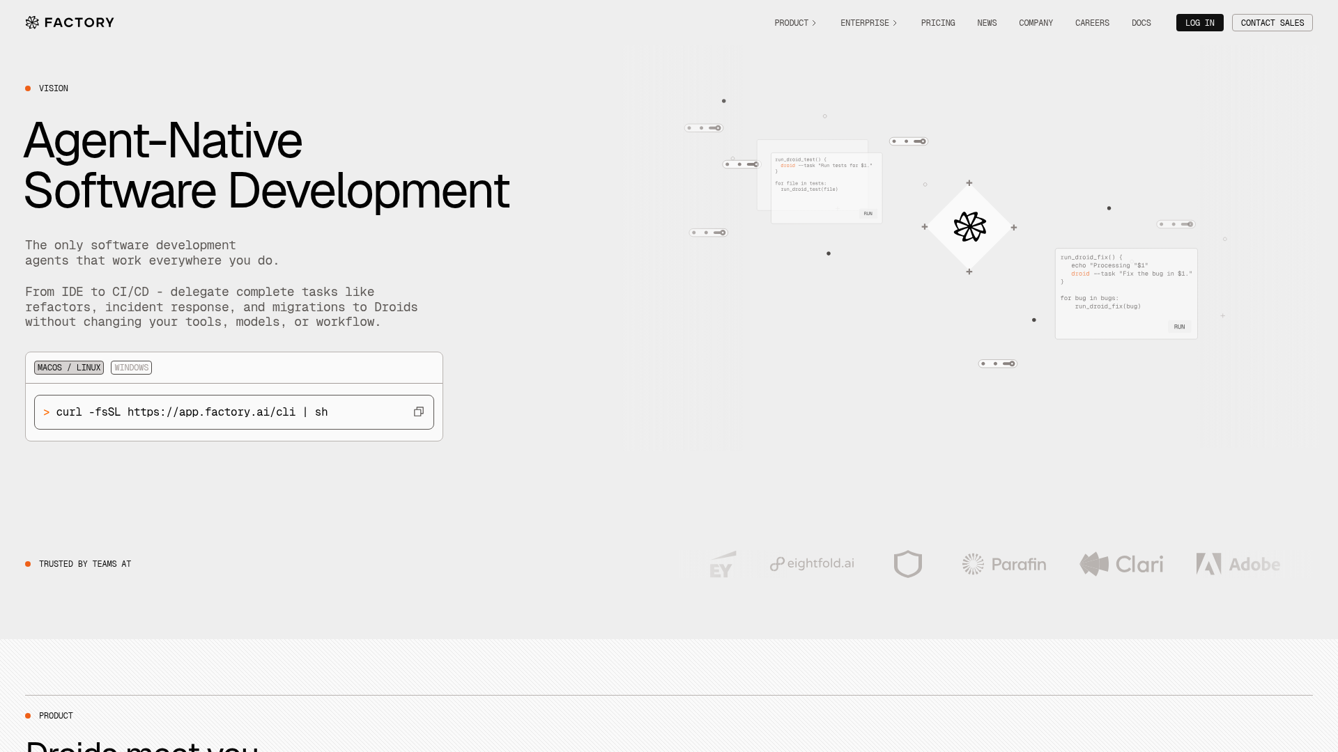 Logo Factory, ferramenta de IA para desenvolvimento de código