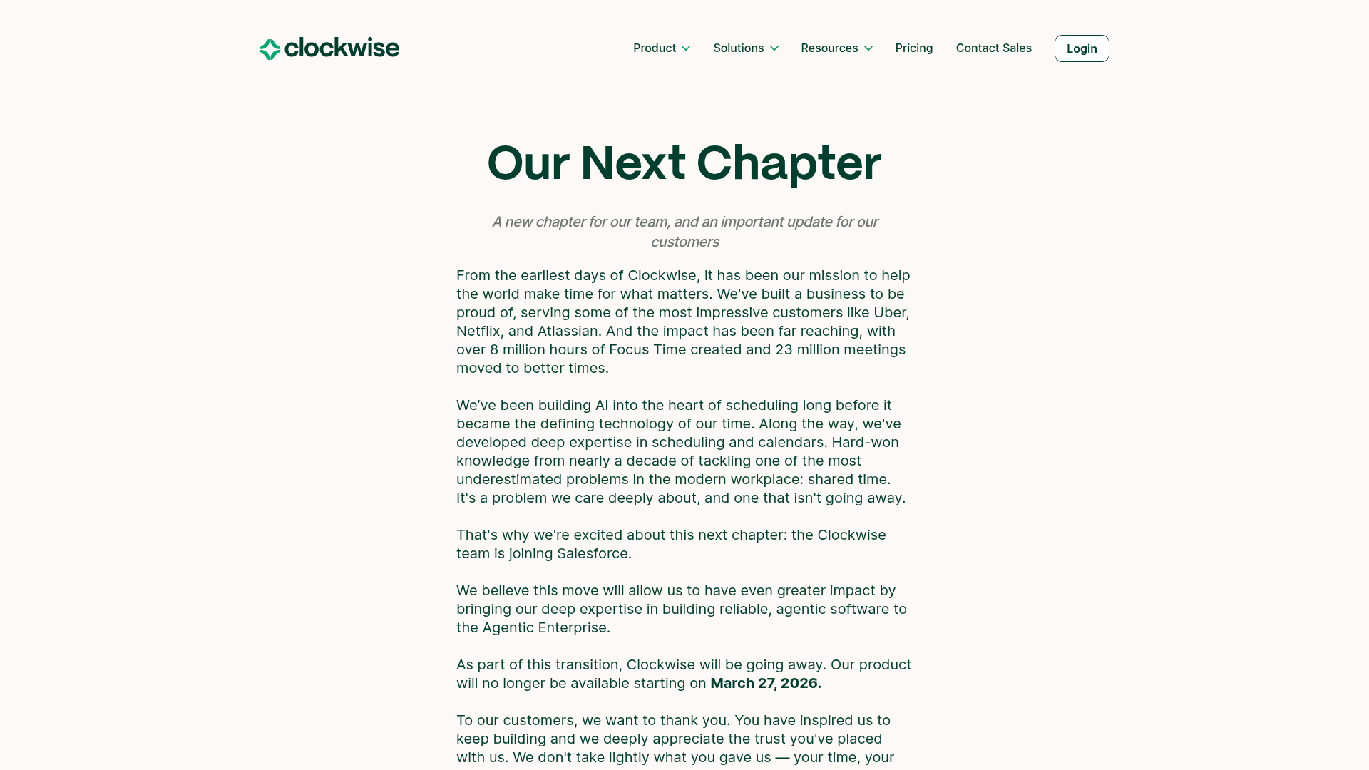 Logo Clockwise, ferramenta de IA para produtividade