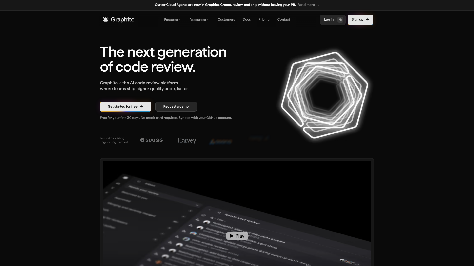 Logo Graphite, ferramenta de IA para desenvolvimento de código