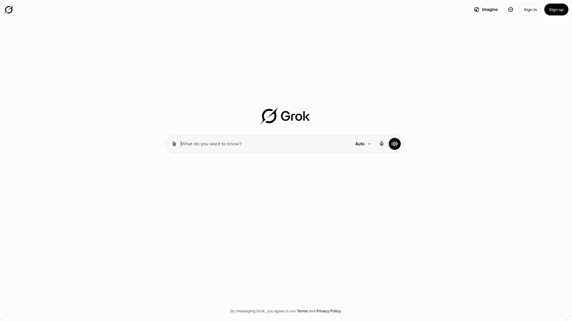 Logo Grok, ferramenta de IA para produtividade