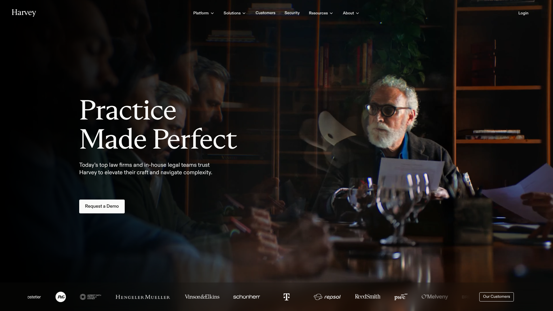 Logo Harvey AI, ferramenta de IA para produtividade