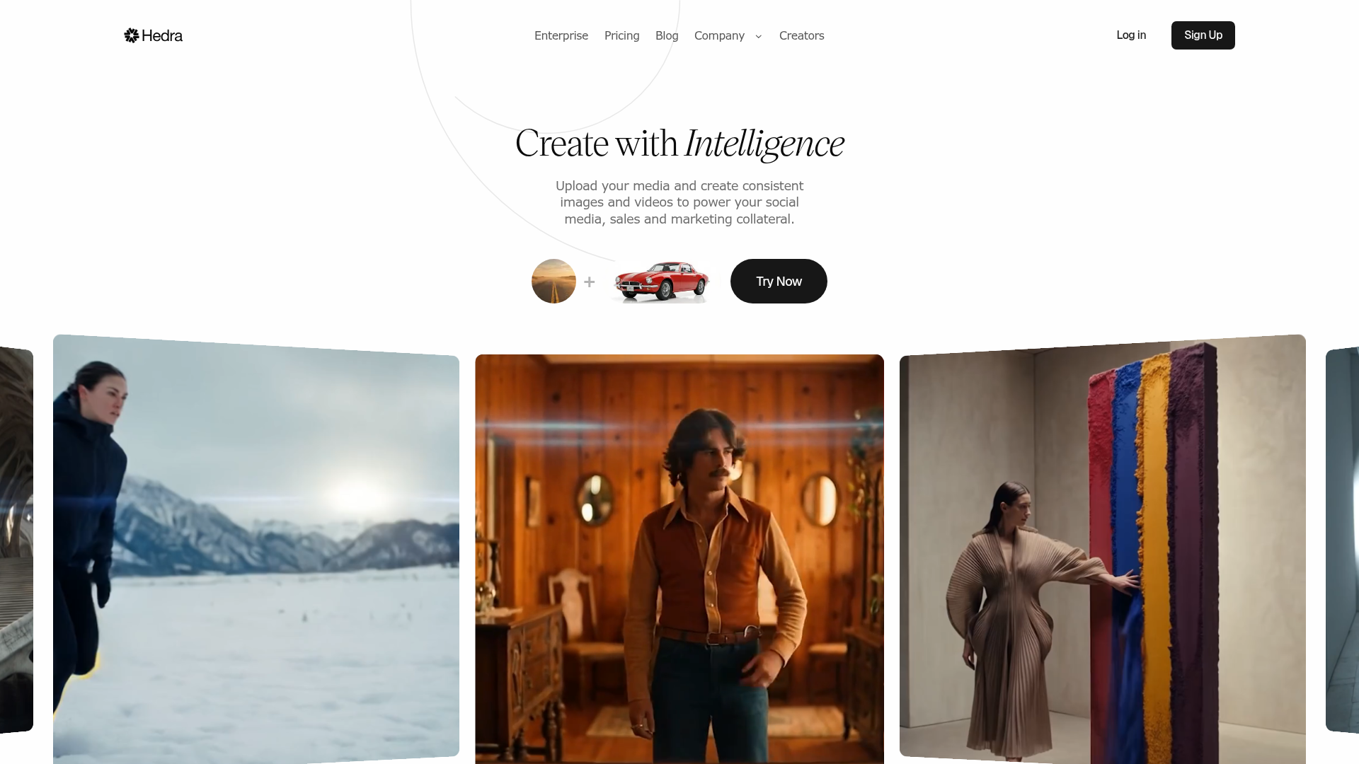 Logo Hedra, ferramenta de IA para geração de vídeo