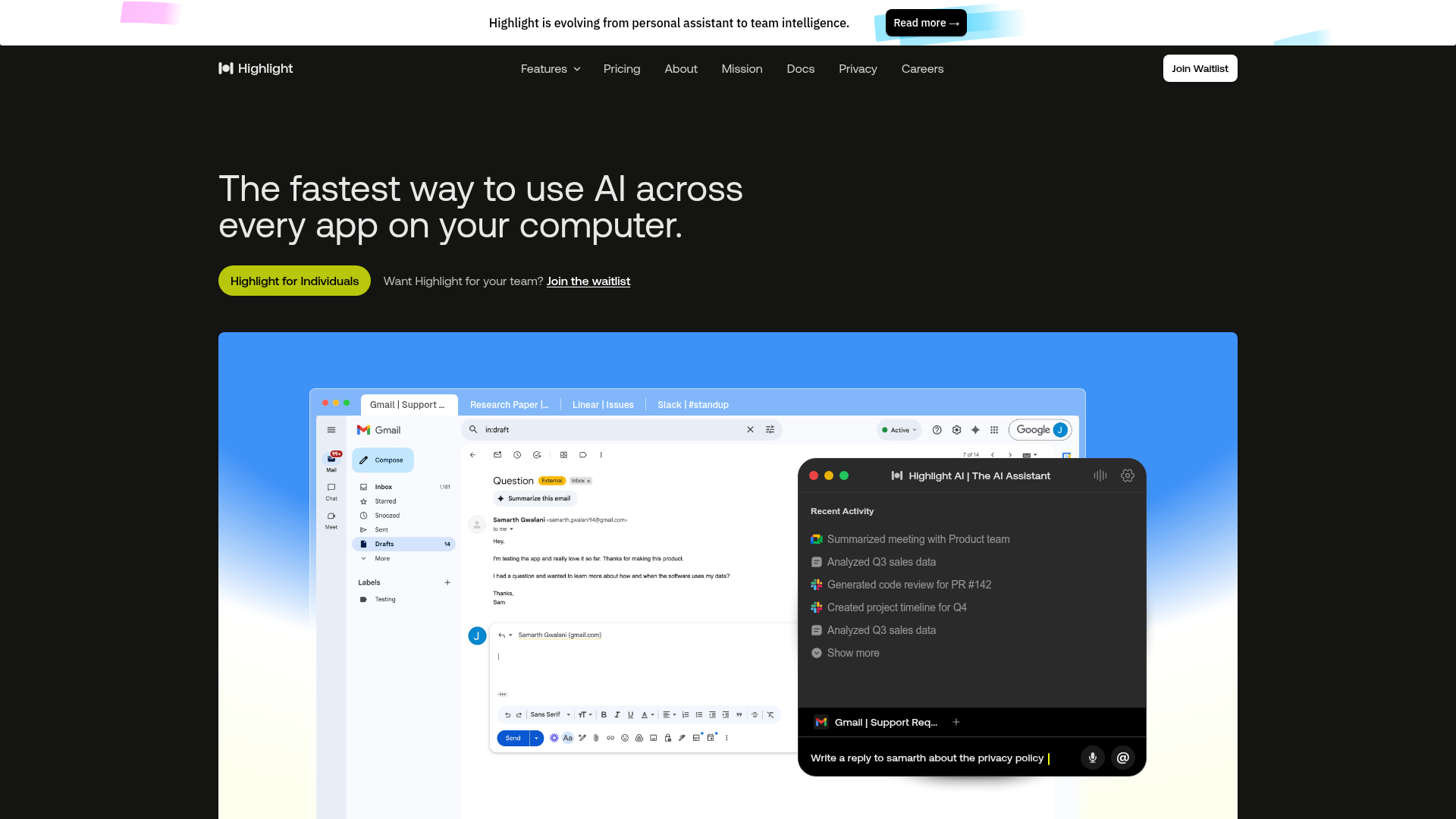 Logo Highlight AI, ferramenta de IA para produtividade