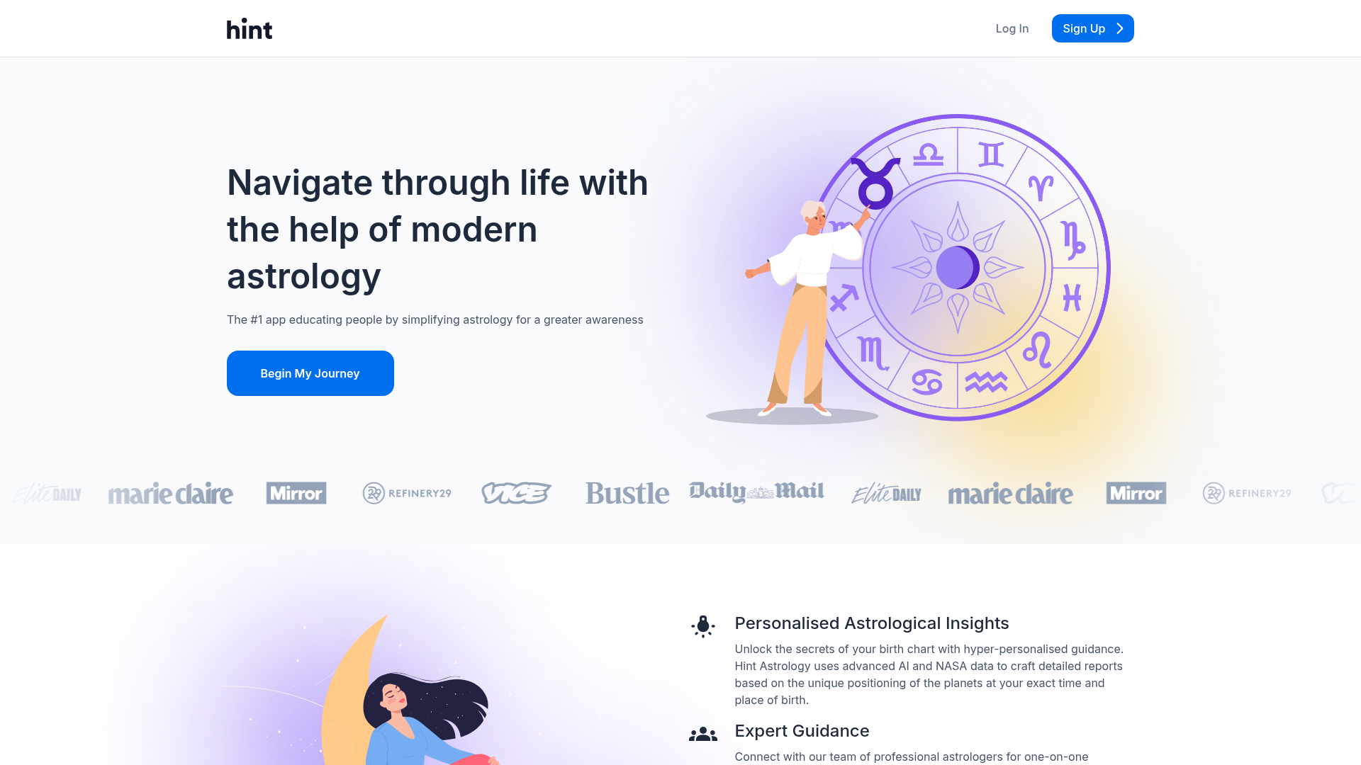 Logo Hint, ferramenta de IA para produtividade