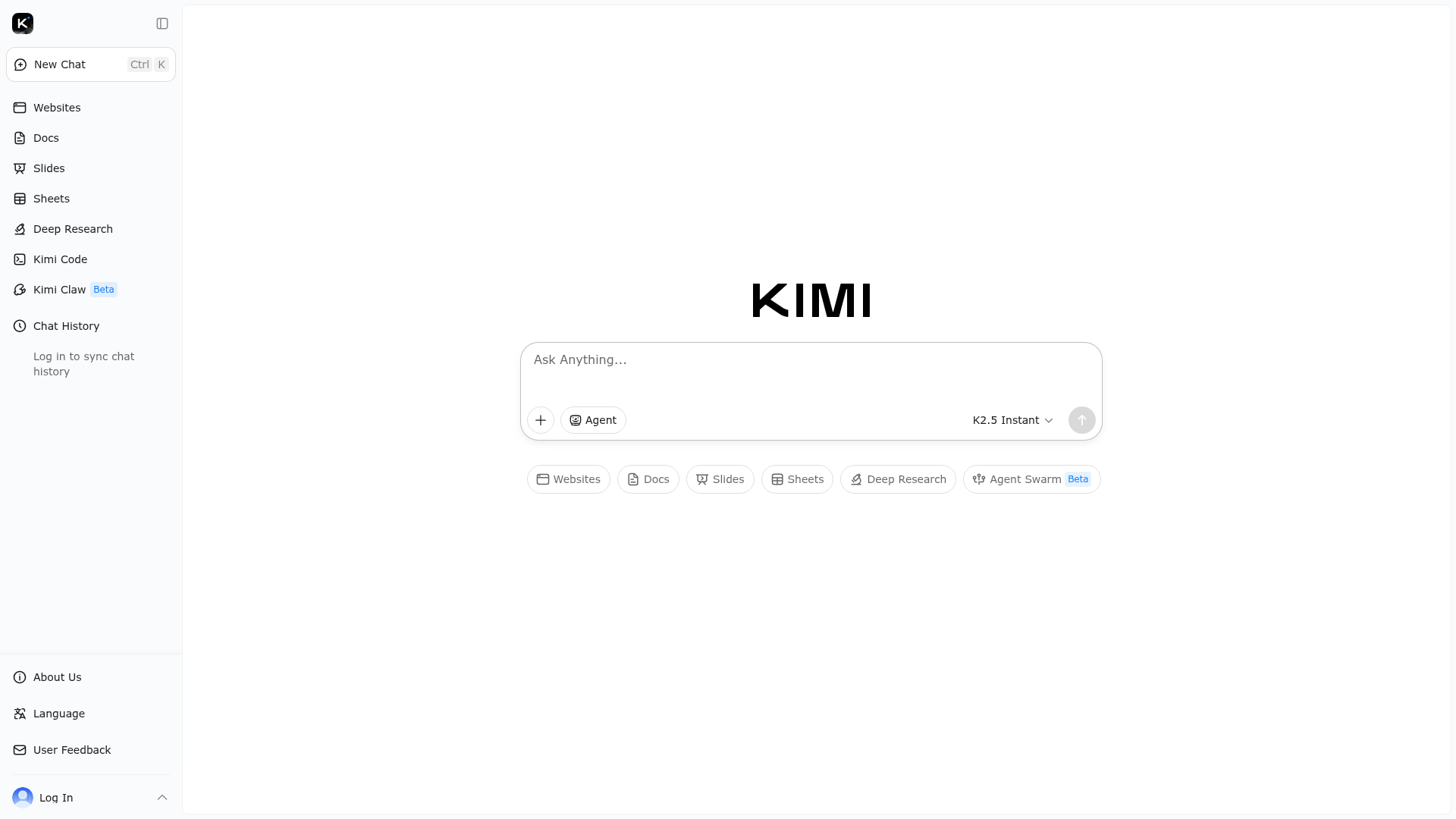 Logo Kimi, ferramenta de IA para produtividade