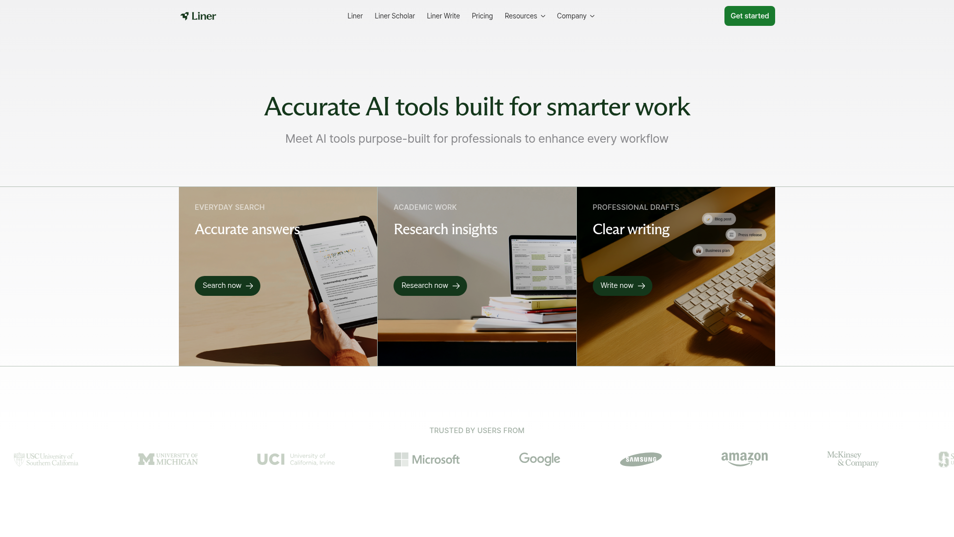 Logo Liner, ferramenta de IA para produtividade