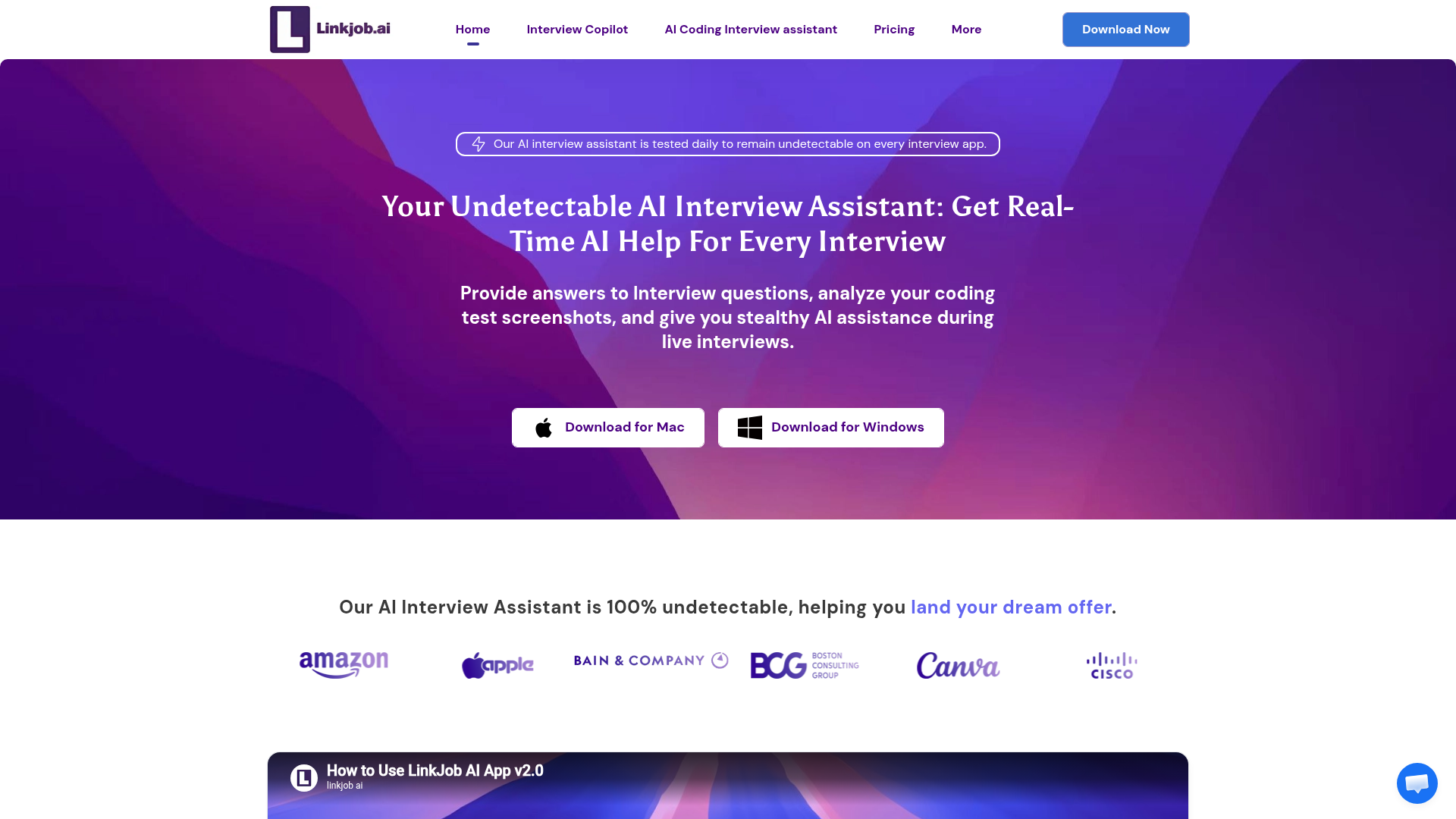 Logo Linkjob AI, ferramenta de IA para desenvolvimento de código