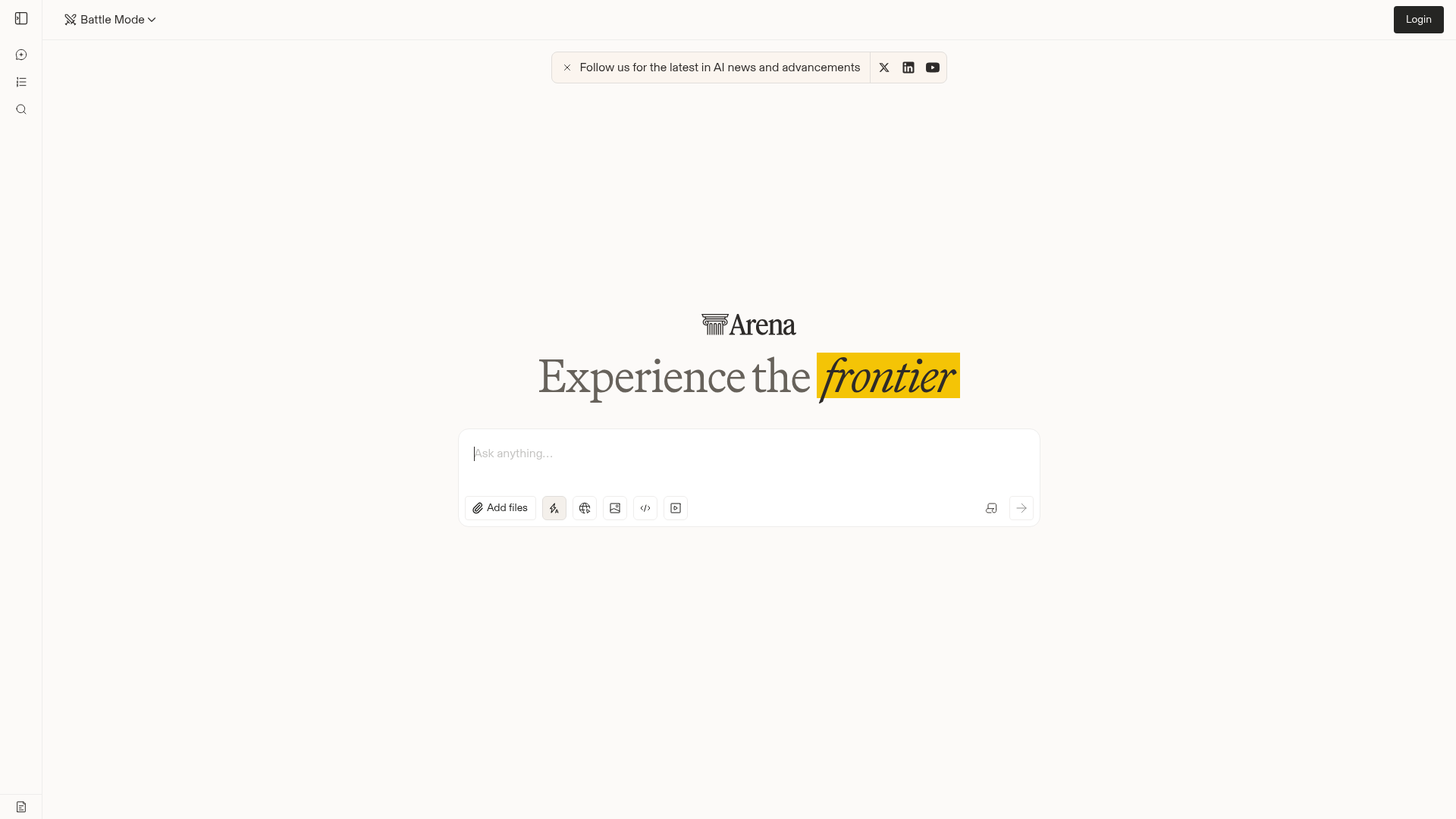 Logo LMArena, ferramenta de IA para linguagem natural