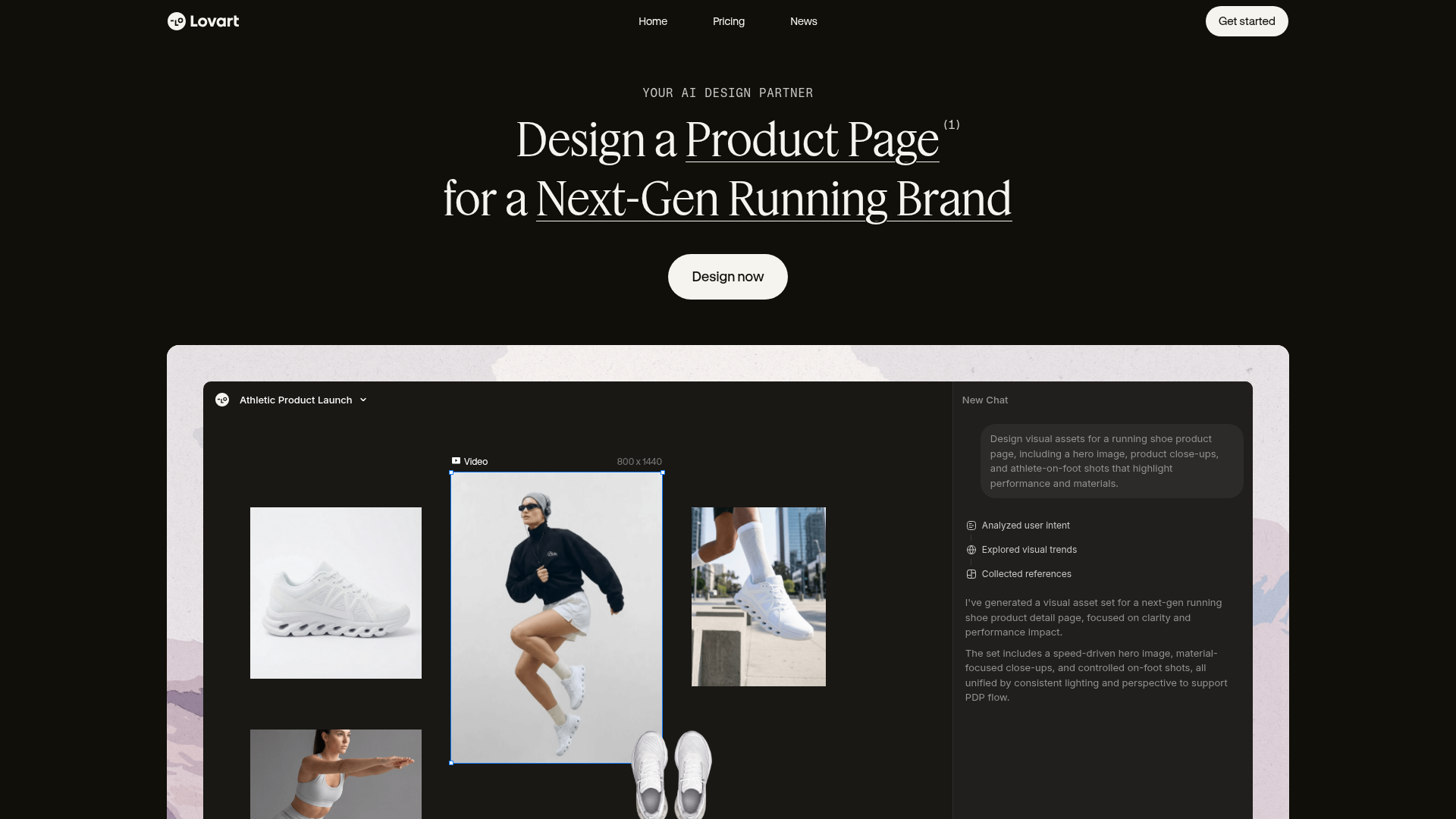 Logo Lovart AI, ferramenta de IA para produtividade