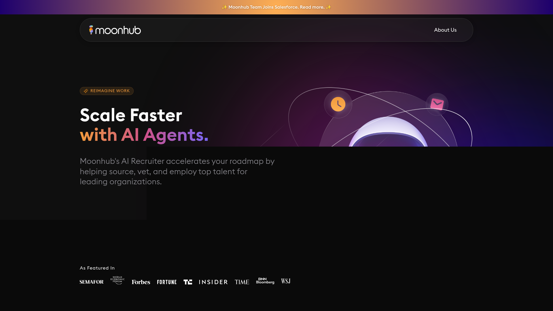 Logo Moonhub, ferramenta de IA para produtividade