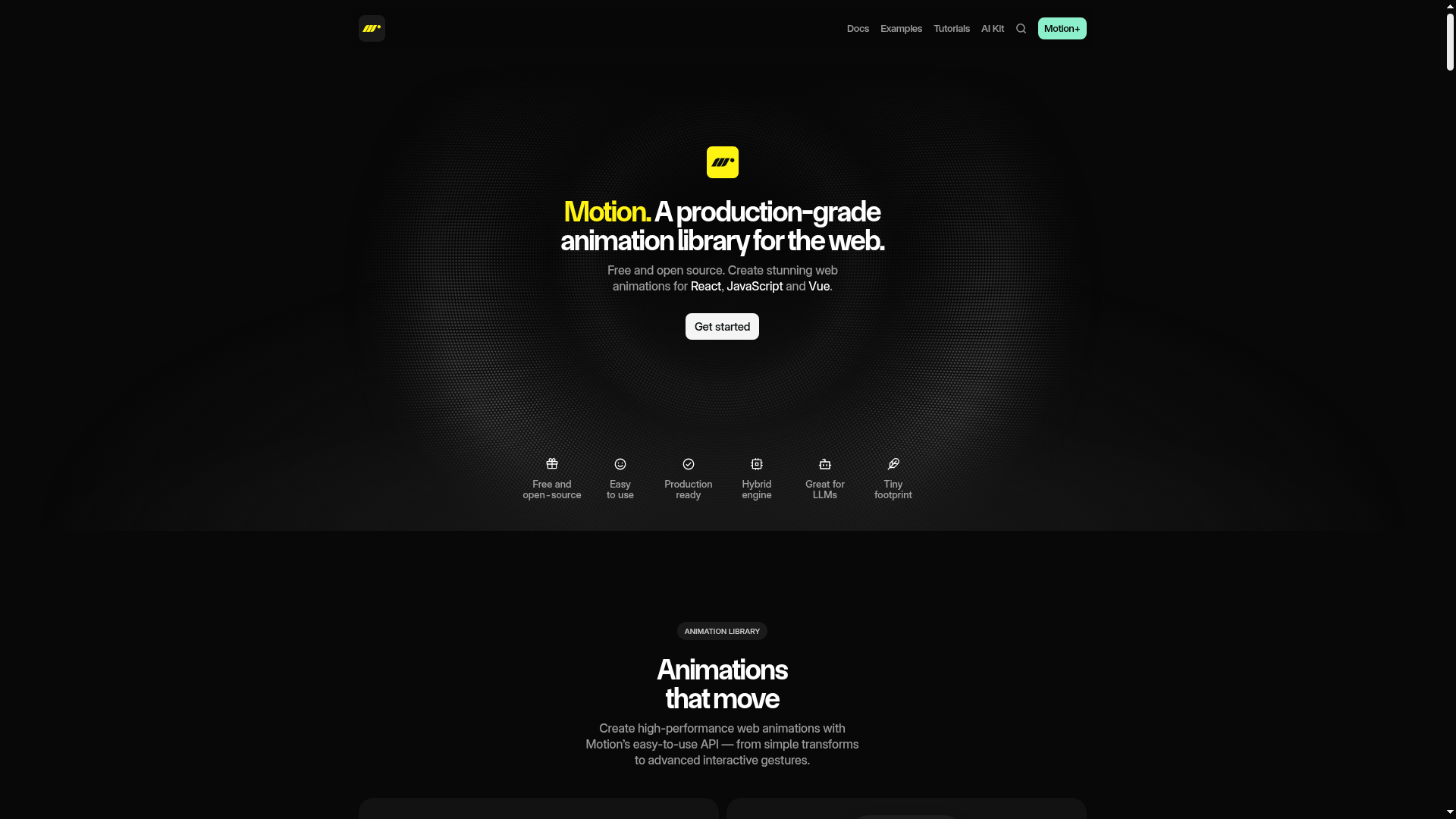 Logo Motion, ferramenta de IA para geração de vídeo