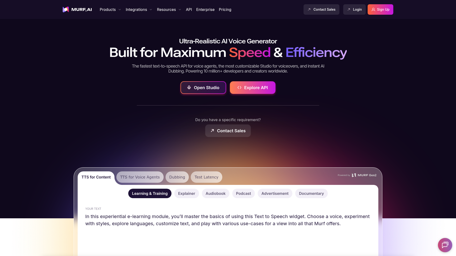 Logo Murf.ai, ferramenta de IA para síntese de voz