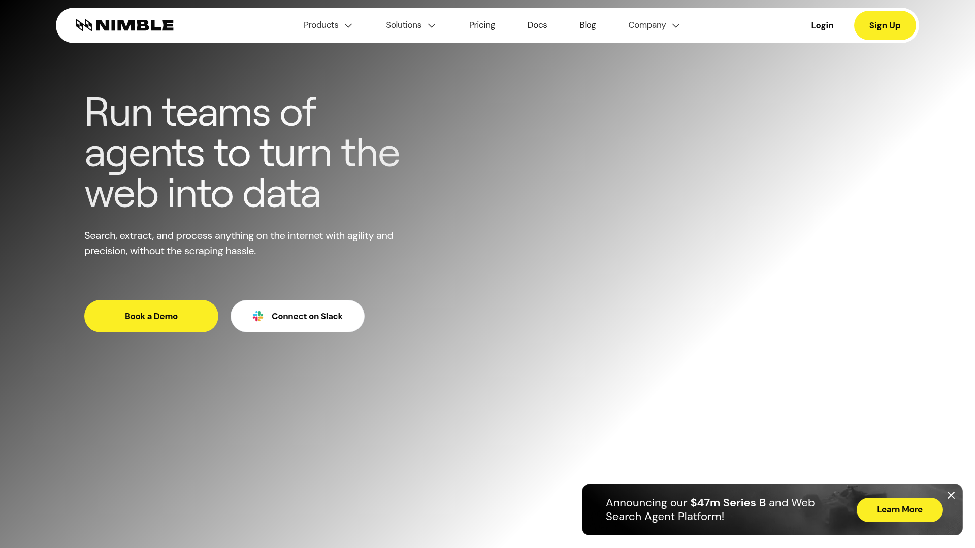 Logo Nimble, ferramenta de IA para produtividade