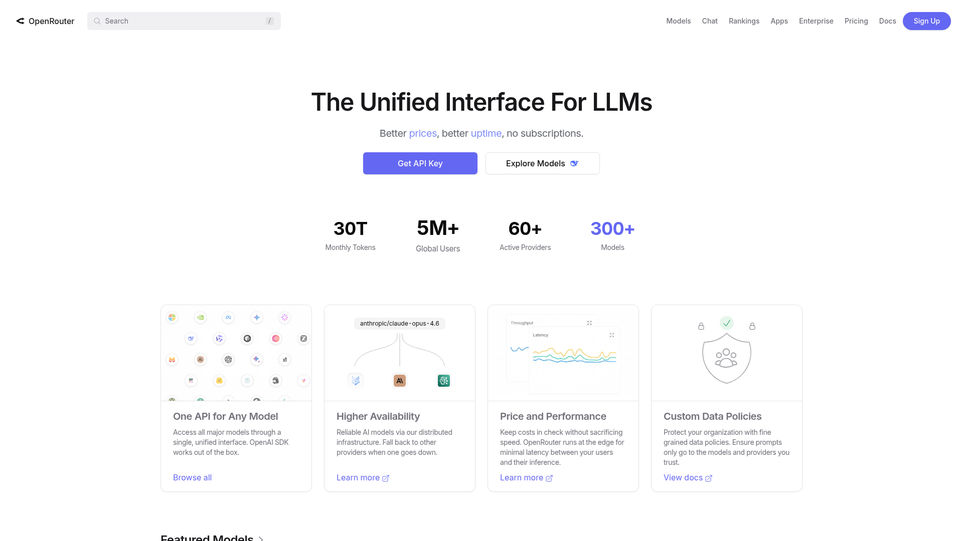 Logo OpenRouter, ferramenta de IA para produtividade