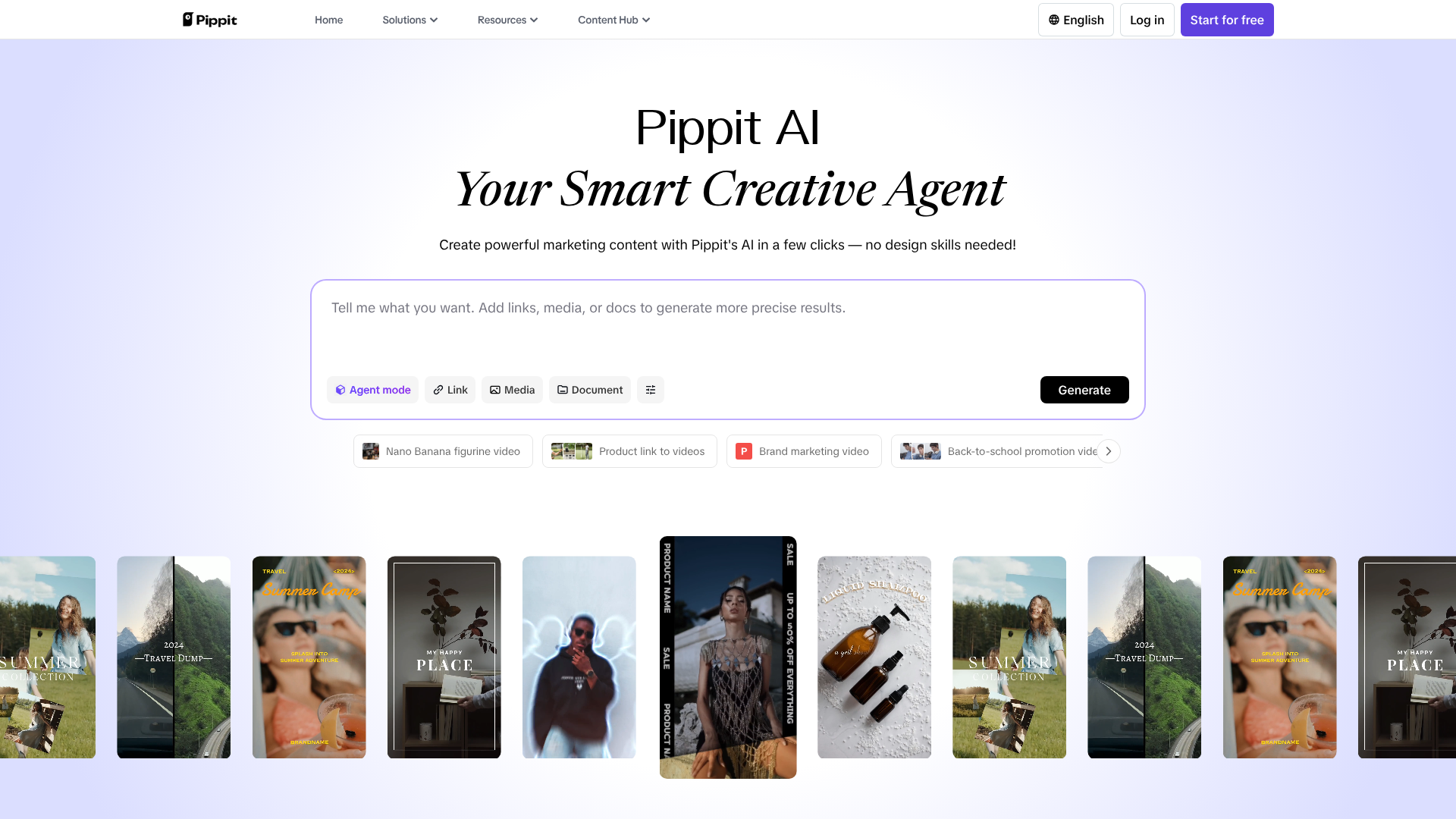 Logo Pippit AI, ferramenta de IA para produtividade