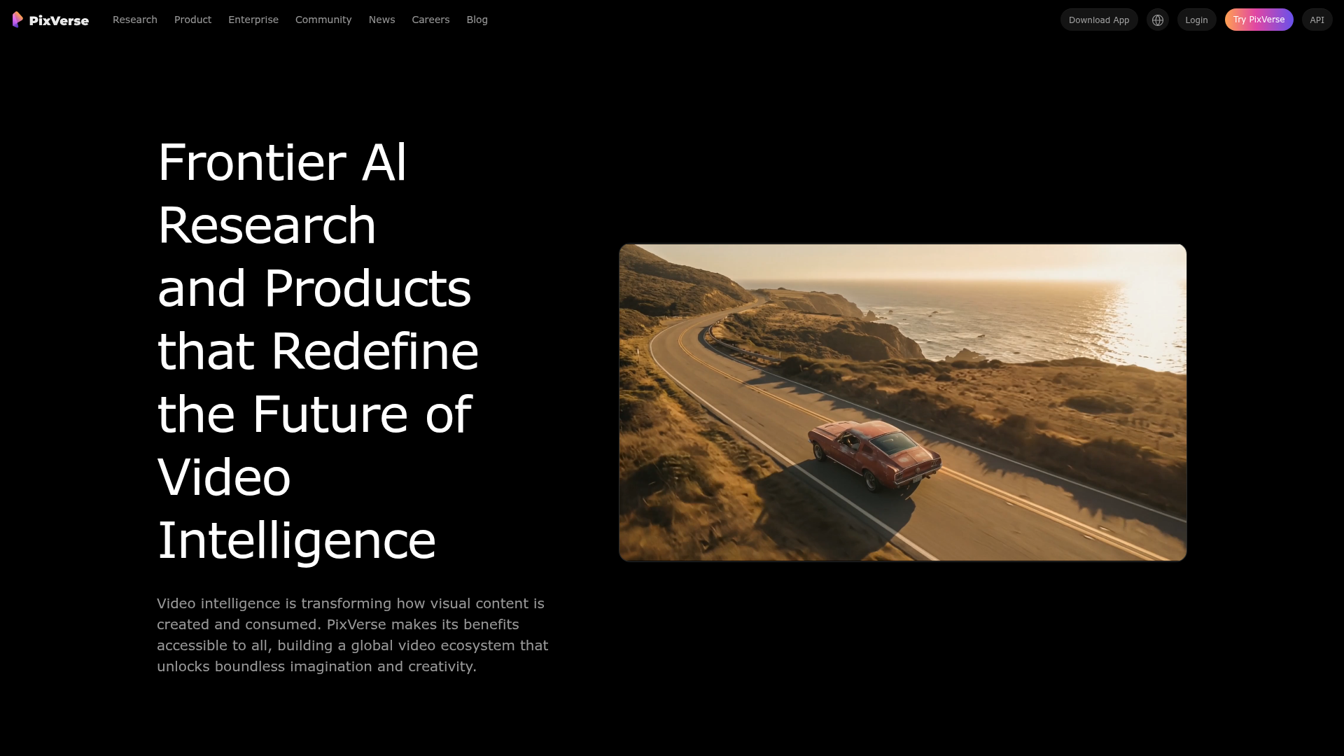 Logo pixverse, ferramenta de IA para produtividade