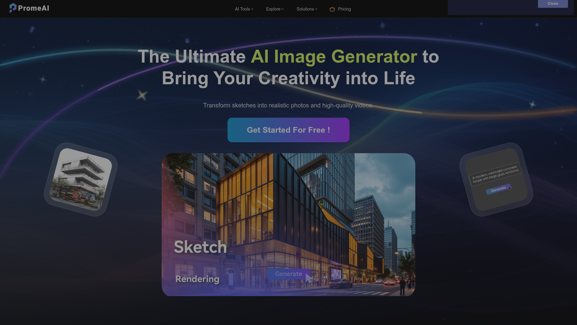 Logo PromeAI, ferramenta de IA para produtividade