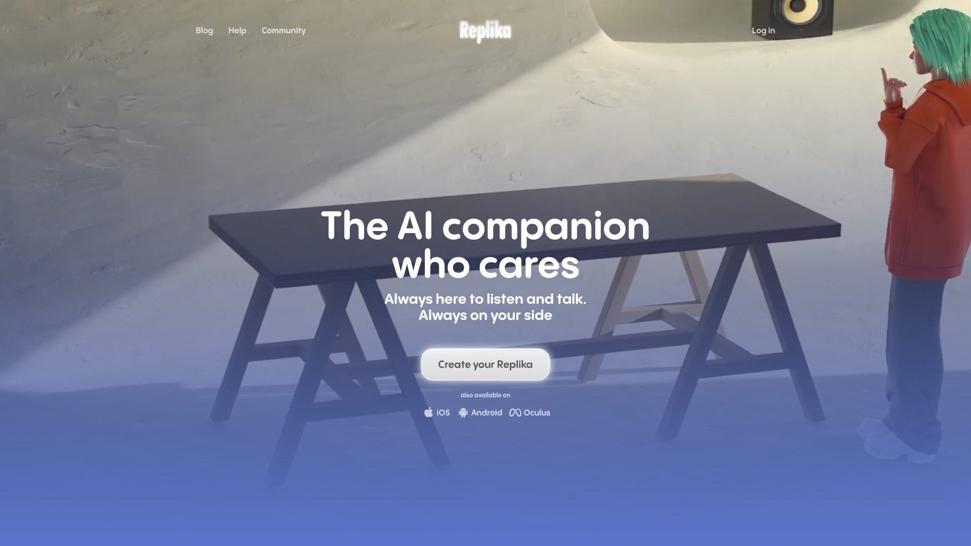 Logo Replika, ferramenta de IA para chatbot