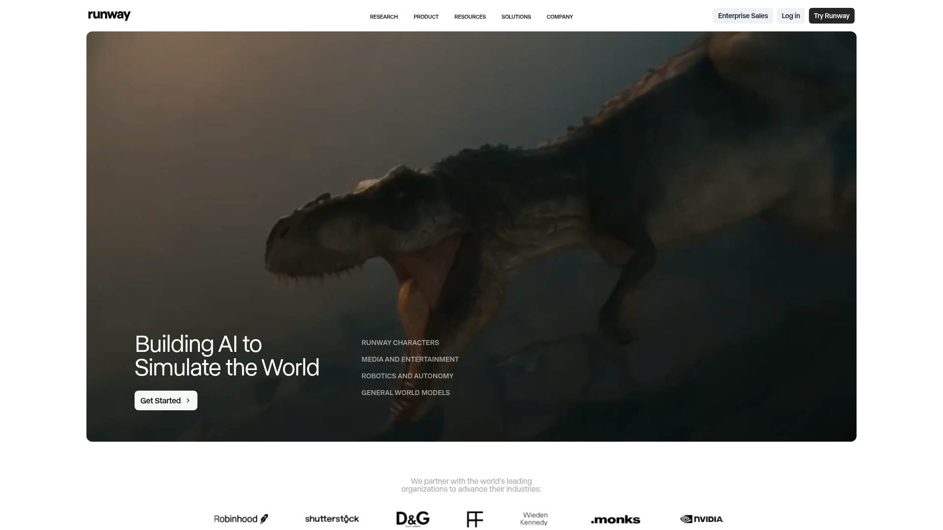 Logo Runway, ferramenta de IA para produtividade