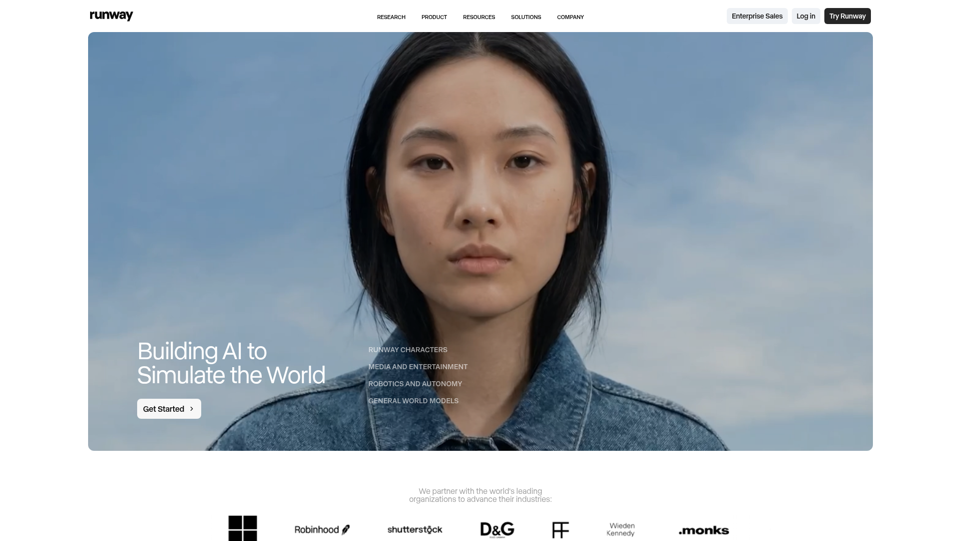 Logo runwayml, ferramenta de IA para produtividade