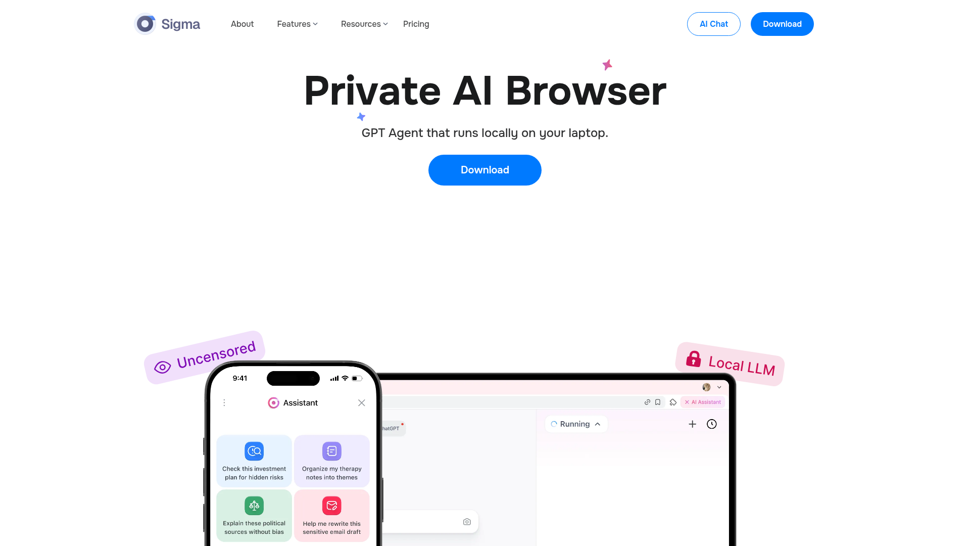 Logo Sigma Browser, ferramenta de IA para produtividade