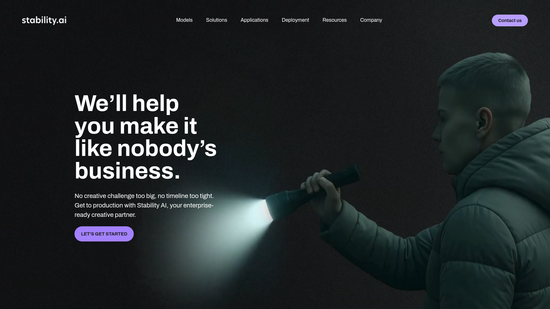 Logo Stability AI, ferramenta de IA para produtividade