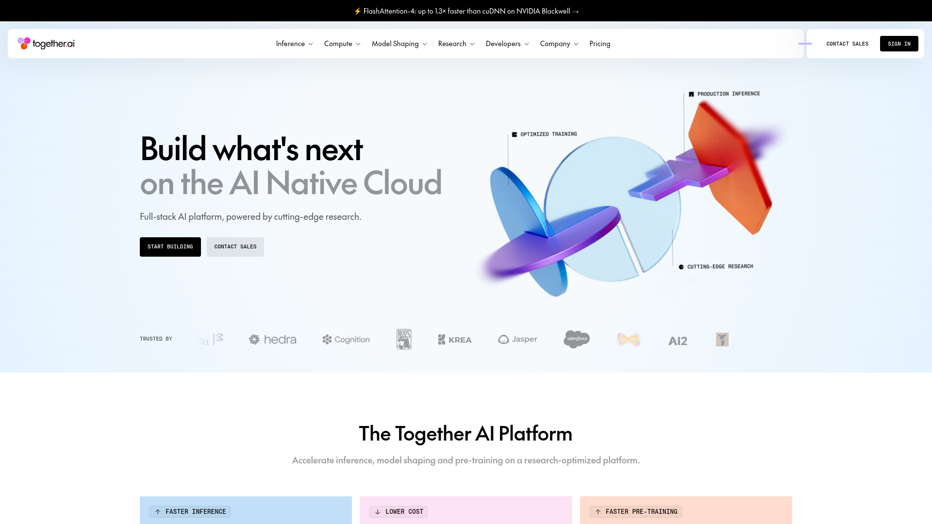 Logo Together AI, ferramenta de IA para produtividade