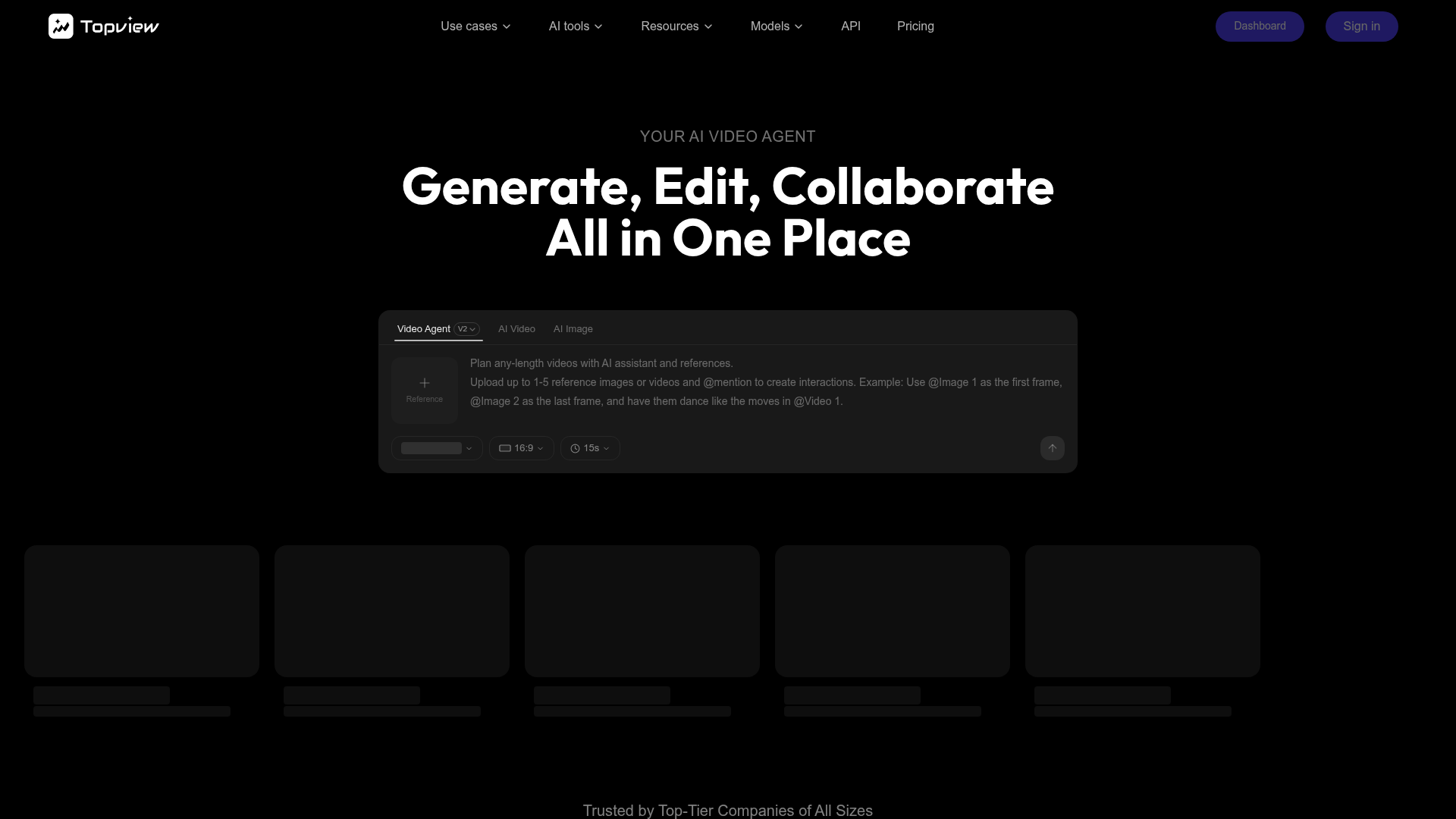 Logo TopView AI, ferramenta de IA para produtividade