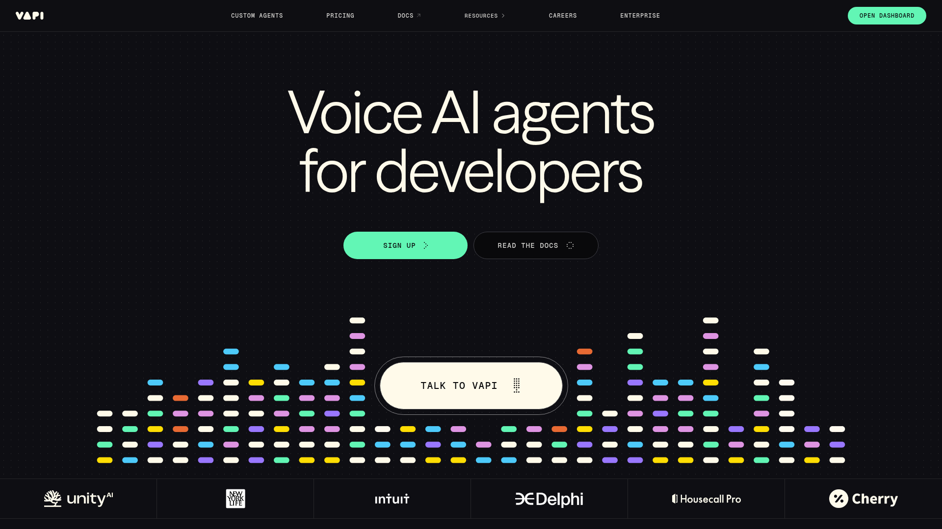 Logo Vapi, ferramenta de IA para produtividade