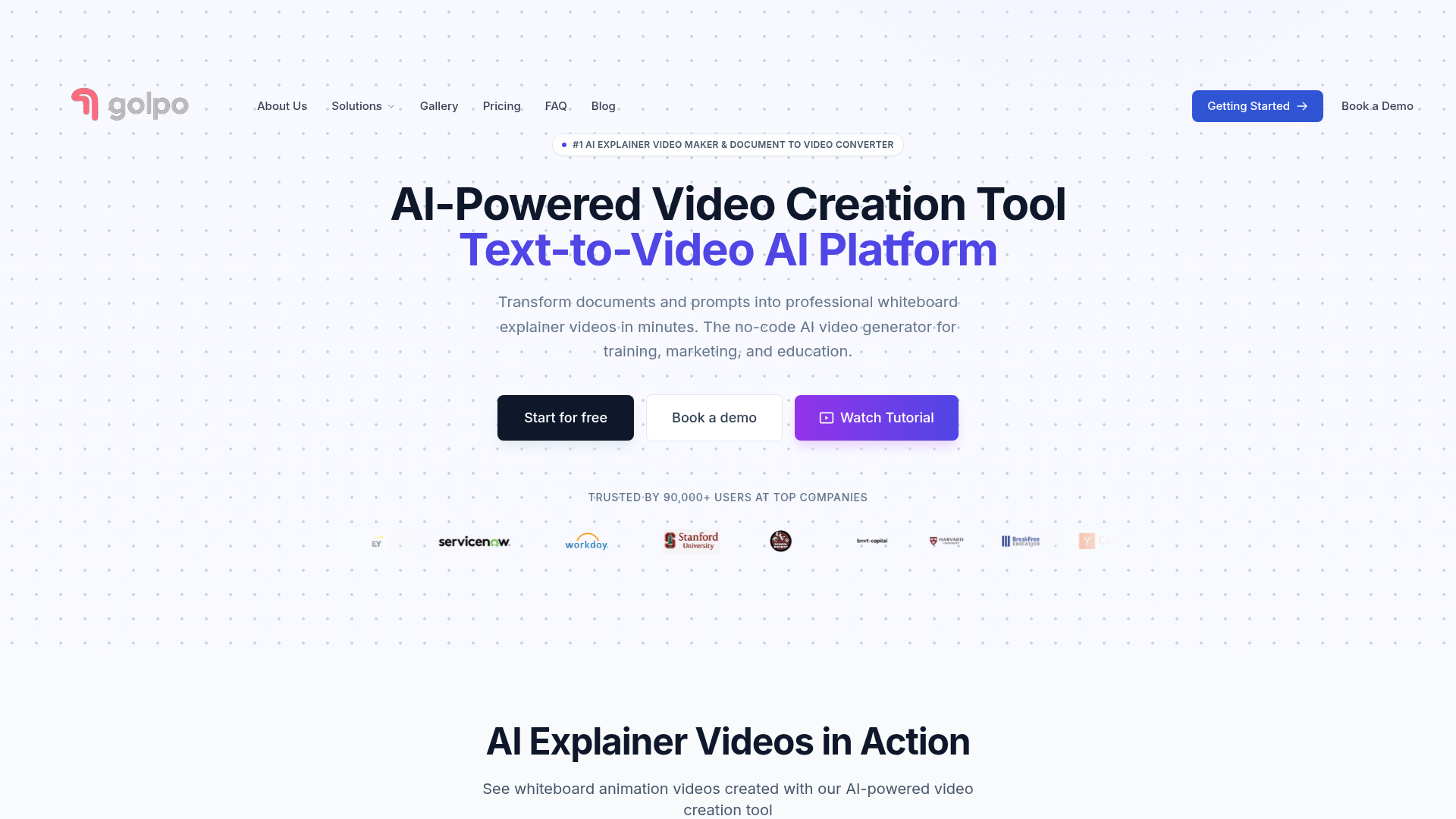 Logo Golpo AI, ferramenta de IA para geração de vídeo
