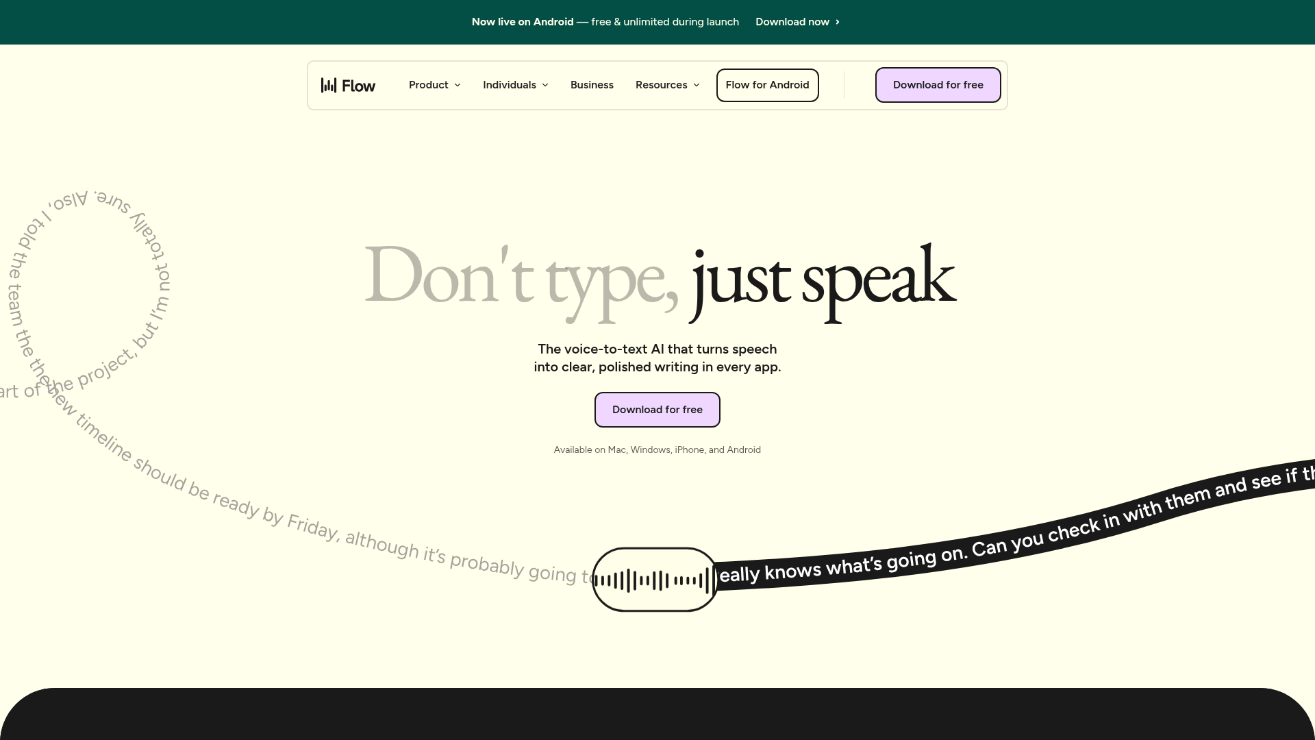 Logo Wispr, ferramenta de IA para produtividade