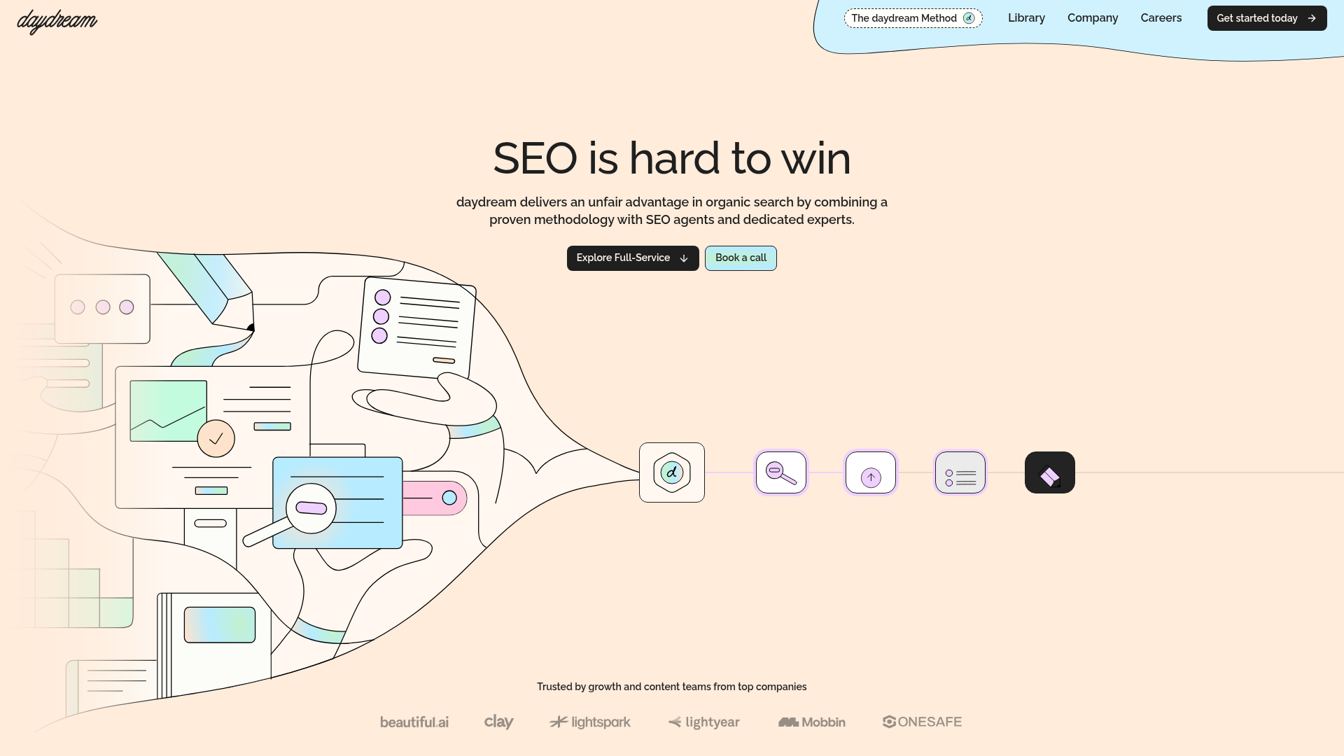 Logo daydream, ferramenta de IA para produtividade